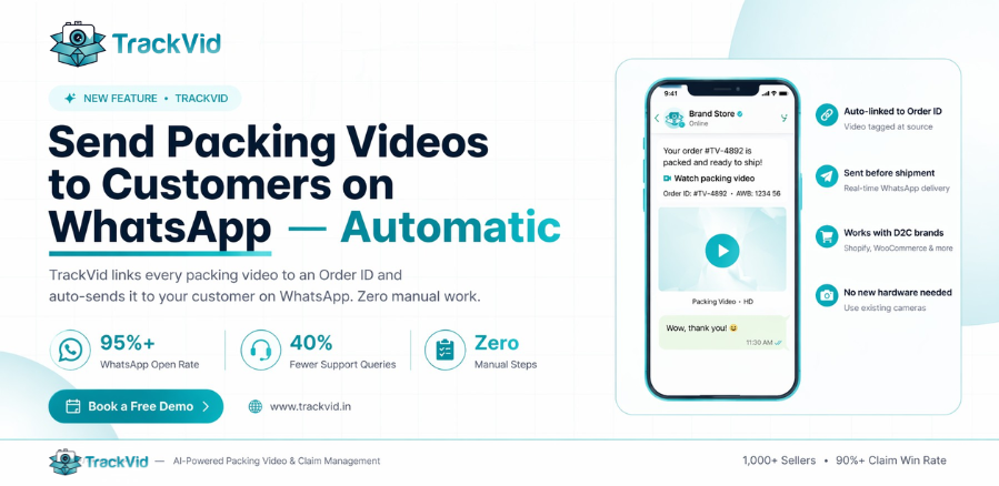 How D2C Brands Are Sending Packing Videos to Customers Automatically on WhatsApp