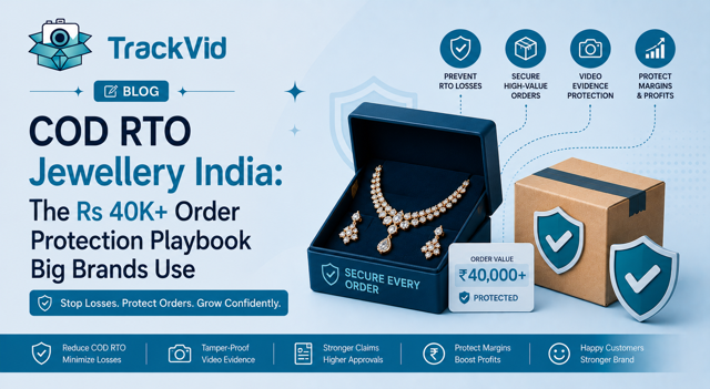 COD RTO Jewellery India: The Rs 40K+ Order Protection Playbook Big Brands Use