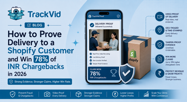 How to Prove Delivery to a Shopify Customer and Win 78% of INR Chargebacks in 2026