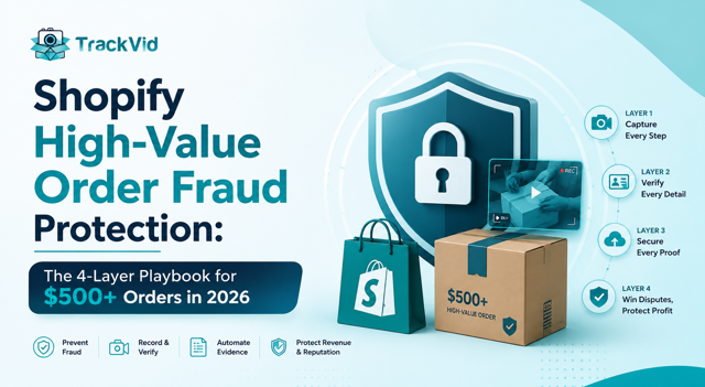 Shopify High-Value Order Fraud Protection: The 4-Layer Playbook for $500+ Orders in 2026