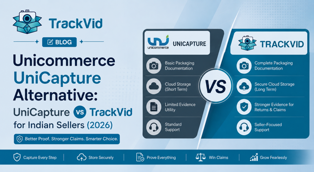 Unicommerce UniCapture Alternative: UniCapture vs TrackVid for Indian Sellers (2026)