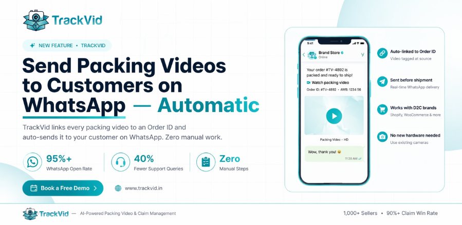 How D2C Brands Are Sending Packing Videos to Customers Automatically on WhatsApp